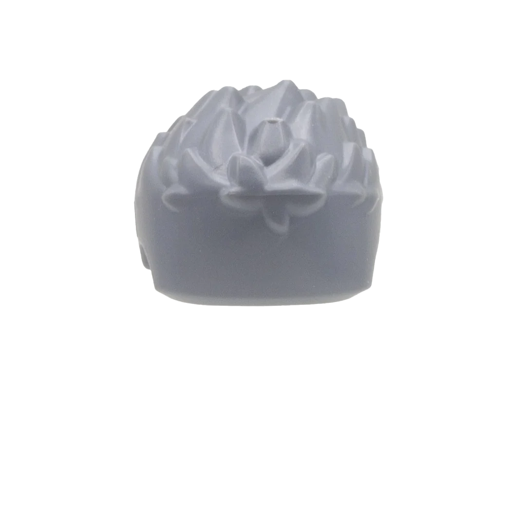 Dark Grey Spiked Quiff - LEGO Minifigure Hair - Image 2