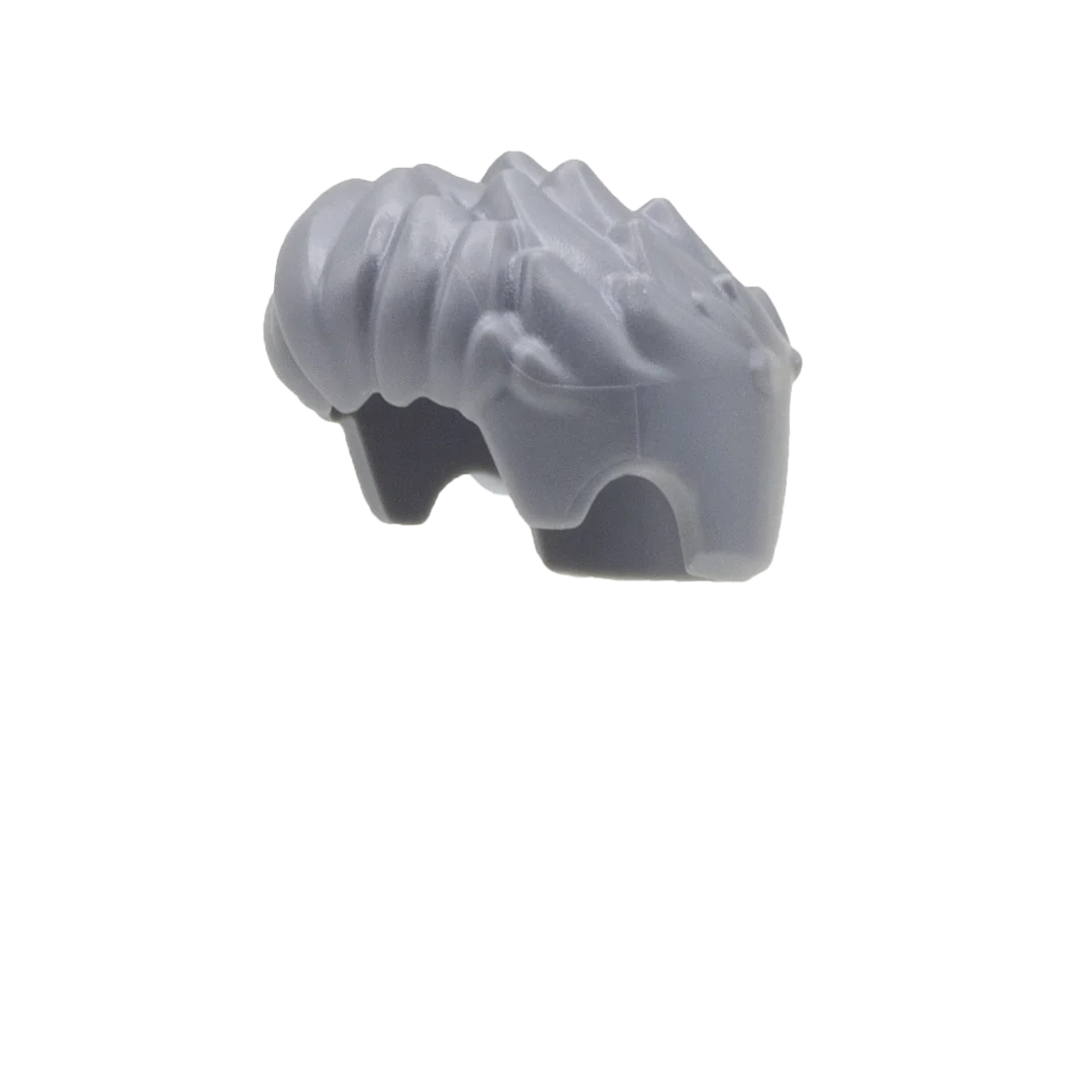 Dark Grey Spiked Quiff - LEGO Minifigure Hair - Image 3