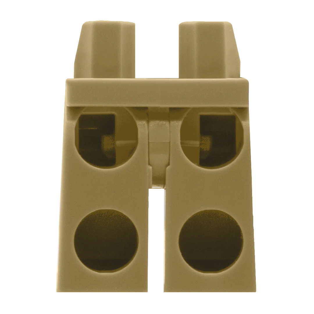 Dark Tan Legs - LEGO Minifigure Legs - Image 2