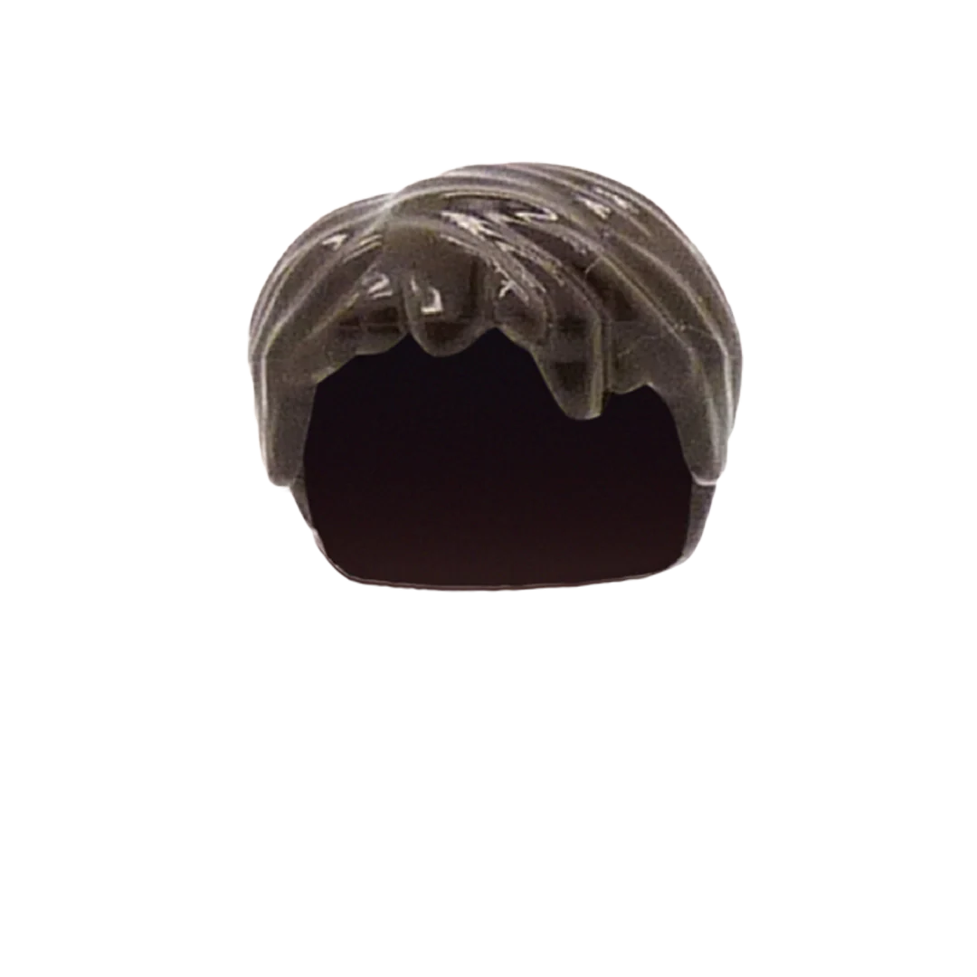Dark Brown Tousled - LEGO Minifigure Hair