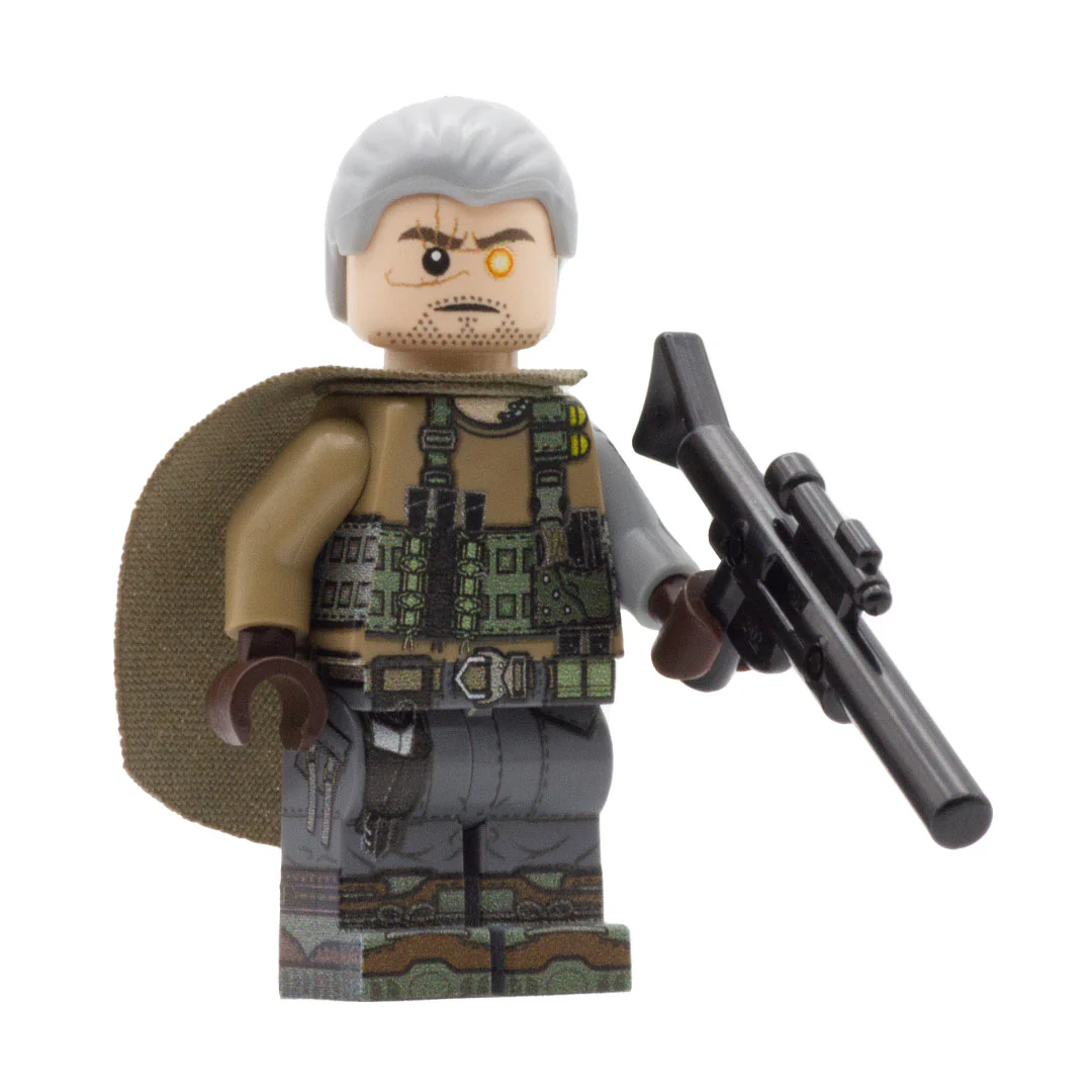 Time Travelling Warrior and Merc with a Mouth - Custom Design Minifigure Set - Image 3
