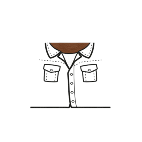 Denim Shirt - Custom Design Minifigure Torso - Image 39