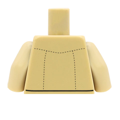 Denim Shirt - Custom Design Minifigure Torso - Image 58