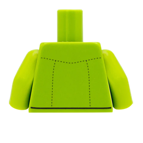 Denim Shirt - Custom Design Minifigure Torso - Image 59
