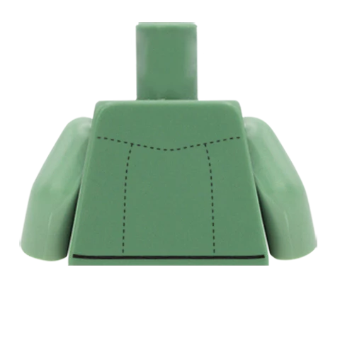 Denim Shirt - Custom Design Minifigure Torso - Image 66