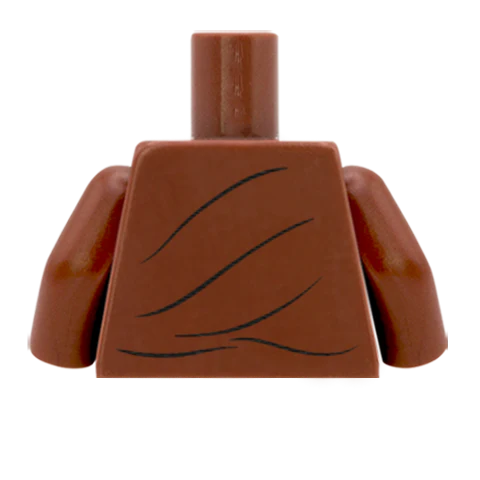 Cropped Shirt with Knot - Custom Design Minifigure Torso - Image 46