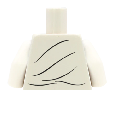 Cropped Shirt with Knot - Custom Design Minifigure Torso - Image 68