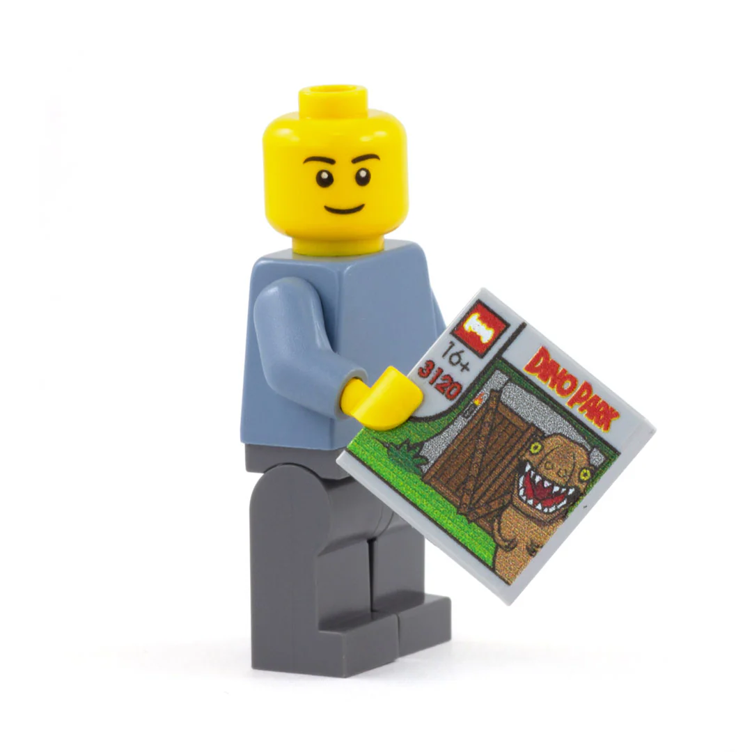 Dino Park Box of Blocks - Custom Design Tile - Image 2