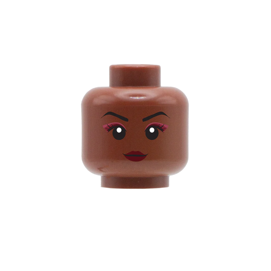 Makeup Smile - Custom Printed Minifigure Head - Image 6