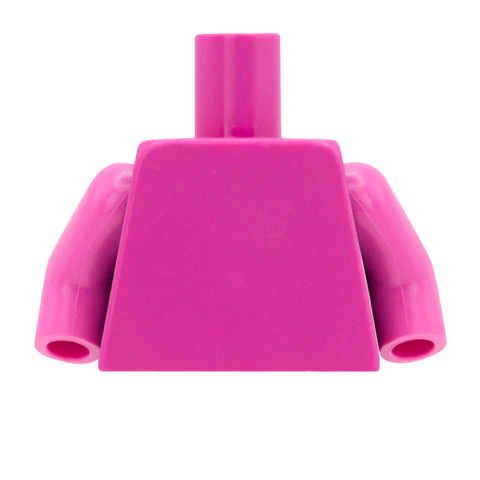 Dressy Top with Diamond Cut Neckline - Custom Design Minifigure Torso - Image 23