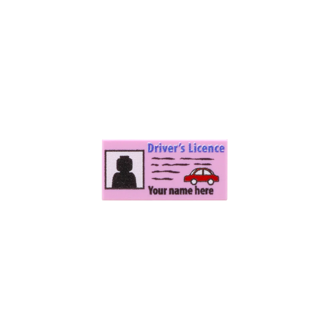 Personalised Driving License - Custom Design Tile