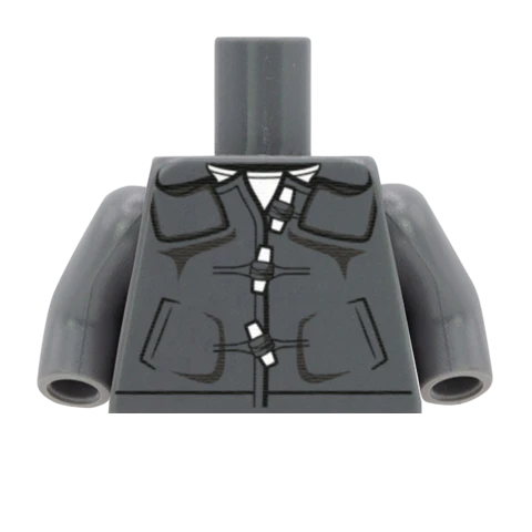 Duffle Coat - Custom Design Minifigure Torso - Image 3