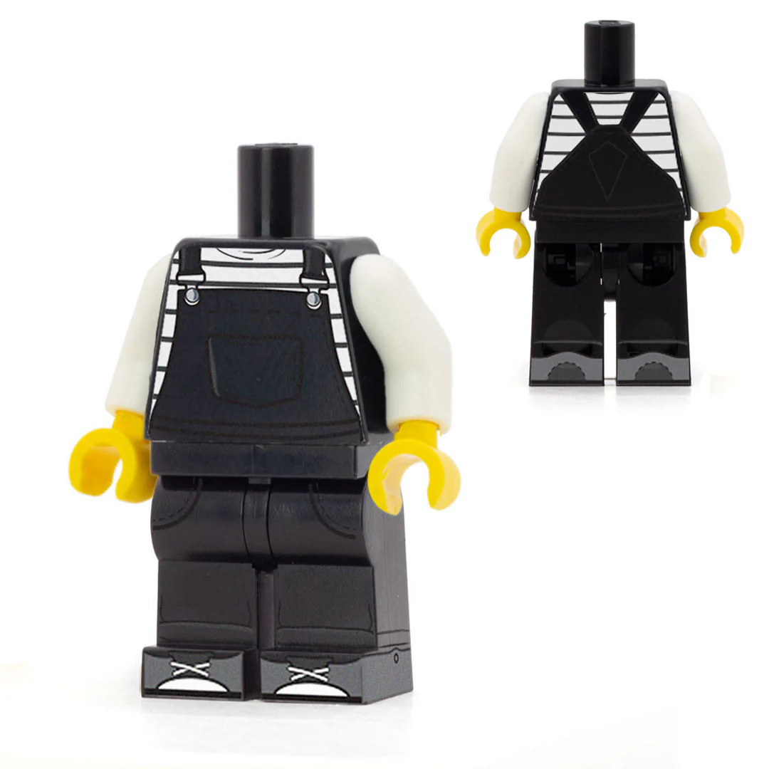 Dungarees - Custom Design Minifigure Outfit - Image 4