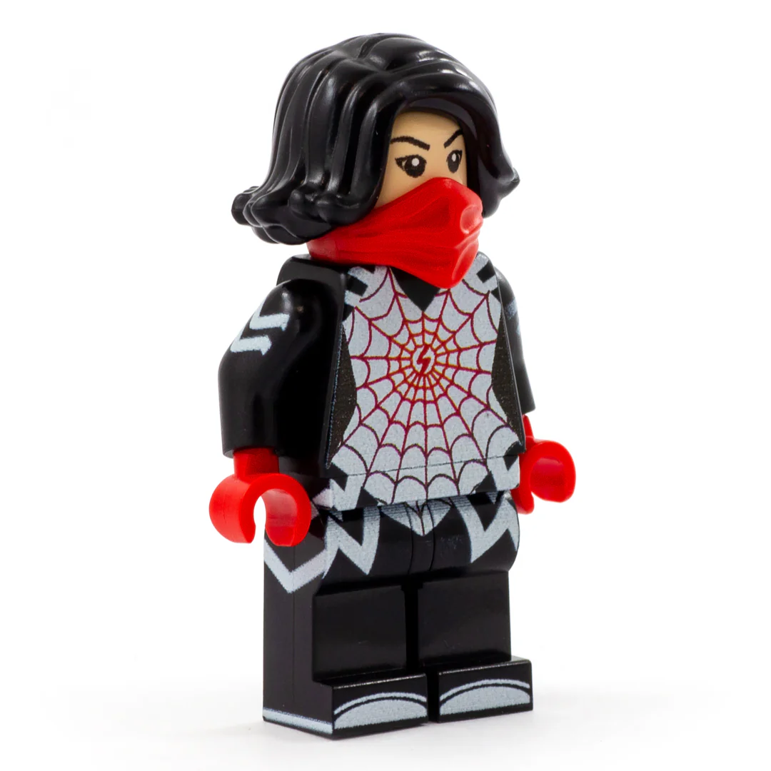 Silky Superhero - Custom Design Minifigure - Image 3
