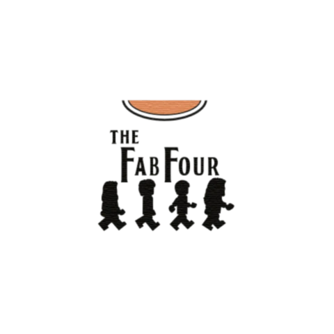 Fab Four Graphic T-Shirt - Custom Design Minifigure Torso - Image 35