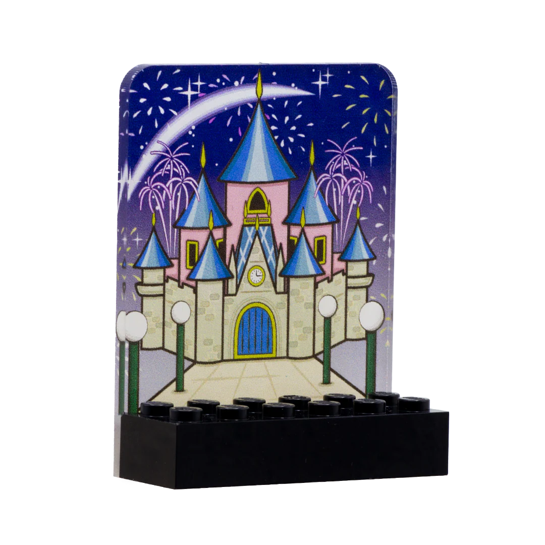 Fairytale Castle Display - Laser Cut Display with LEGO Brick