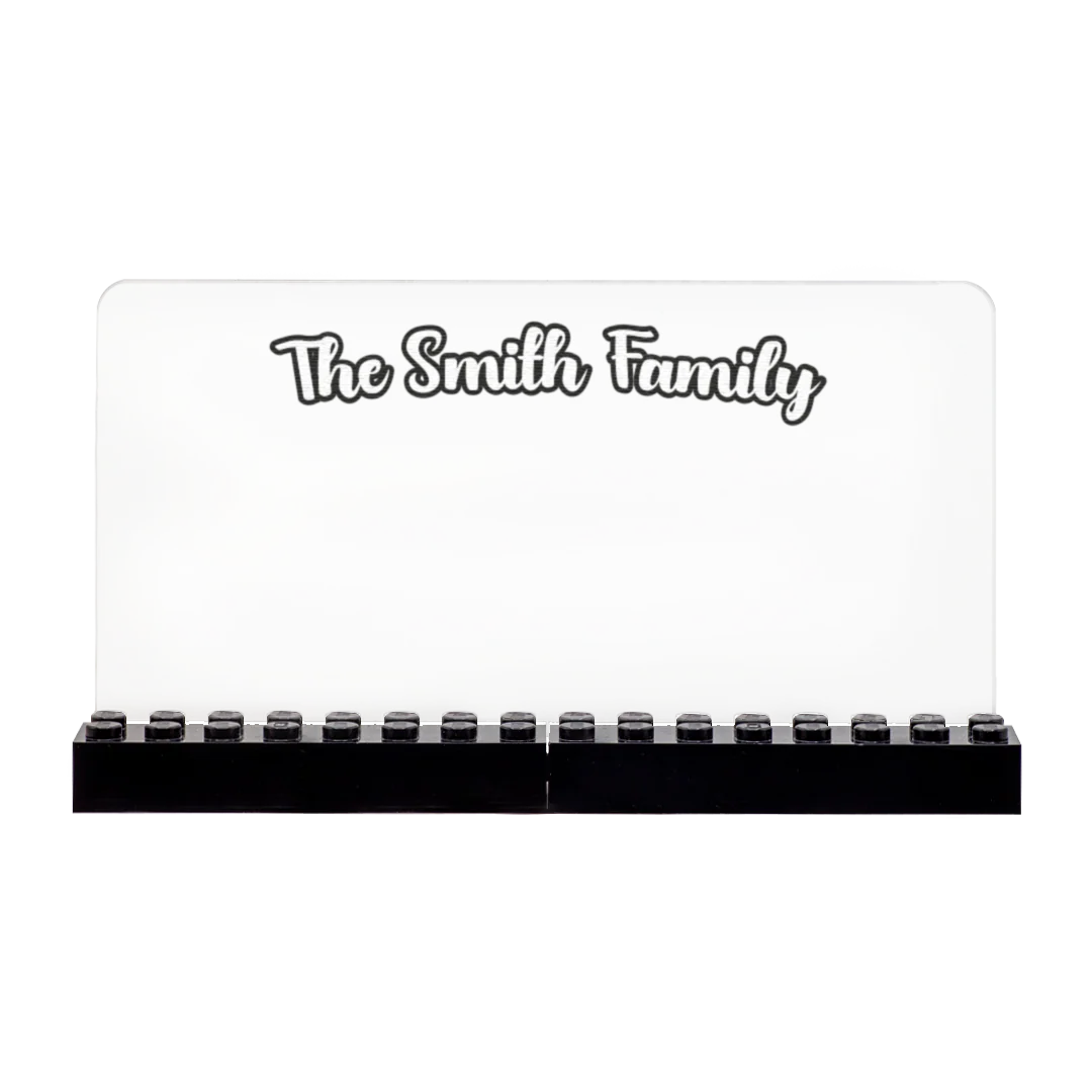 Family Laser Cut Display - Custom Minifigure Display - Image 2