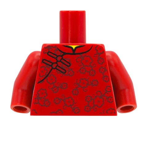 Female Chinese New Year Torso - Custom Design Minifigure Torso