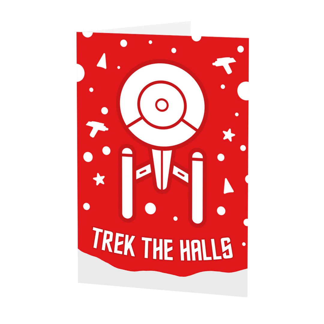 Festive Trek The Halls - Greeting Card