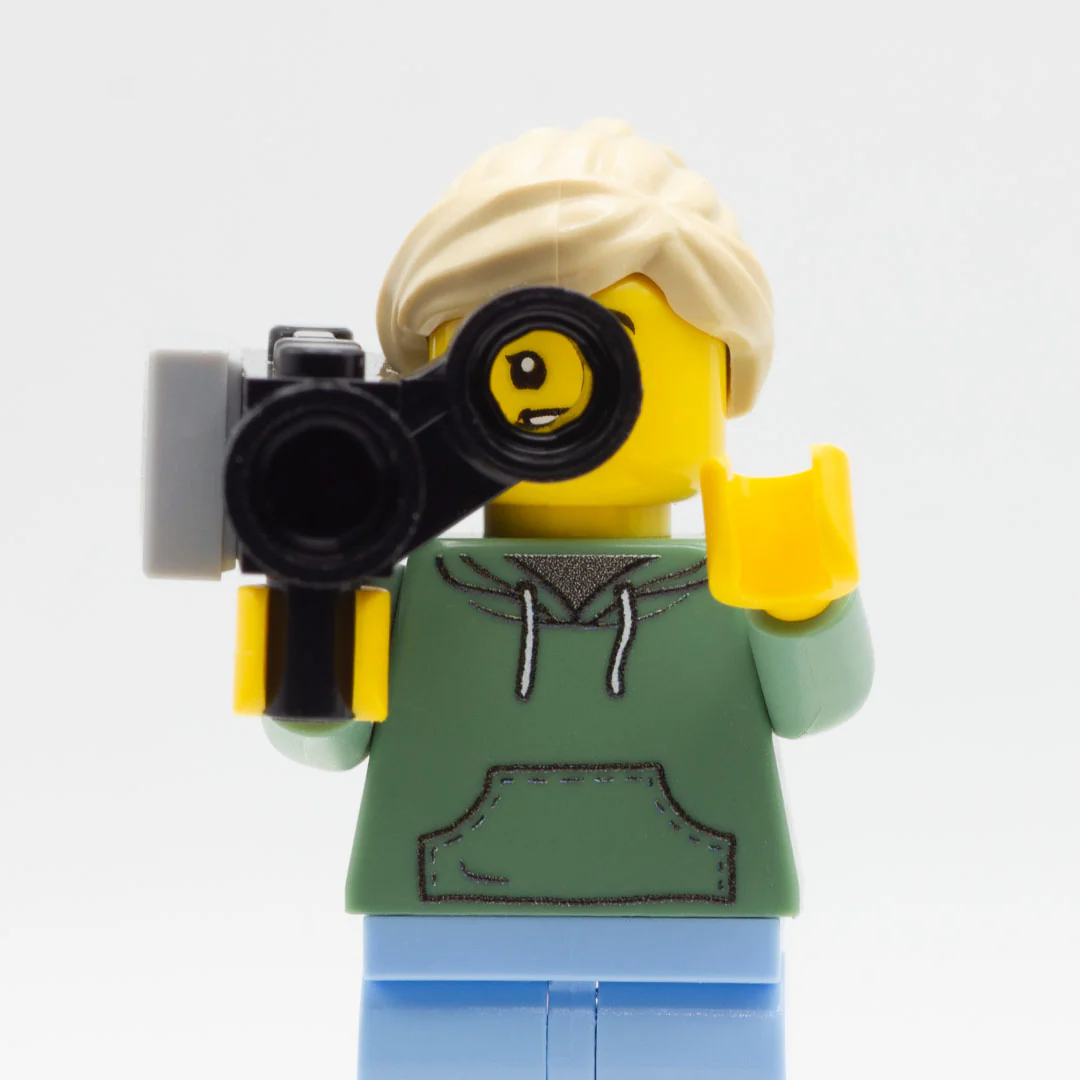 Film Crew Starter Pack - Custom Tiles and LEGO Minifigure Accessories - Image 9
