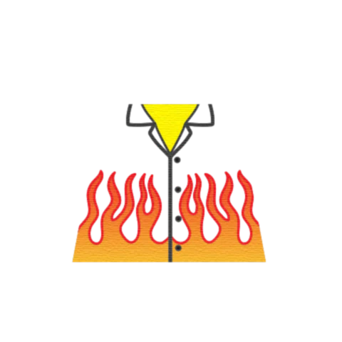 Flame Shirt - Custom Design Minifigure Torso - Image 3
