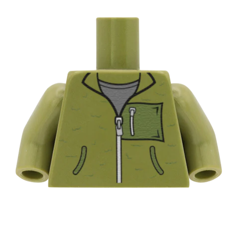 Fleece With Pocket - Custom Design Minifigure Torso - Image 10
