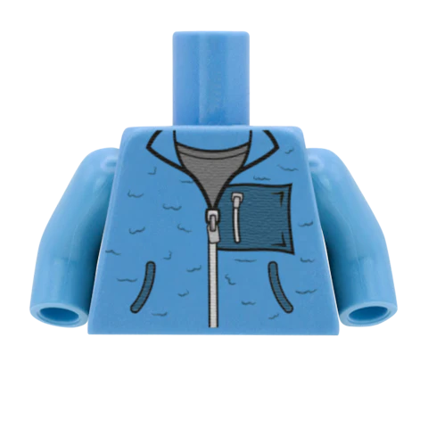 Fleece With Pocket - Custom Design Minifigure Torso - Image 11