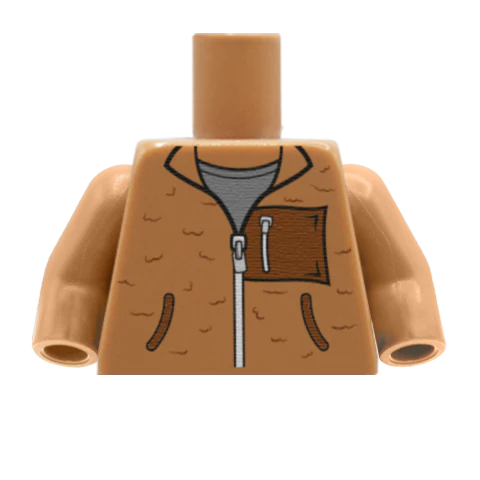 Fleece With Pocket - Custom Design Minifigure Torso - Image 12
