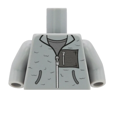 Fleece With Pocket - Custom Design Minifigure Torso - Image 13