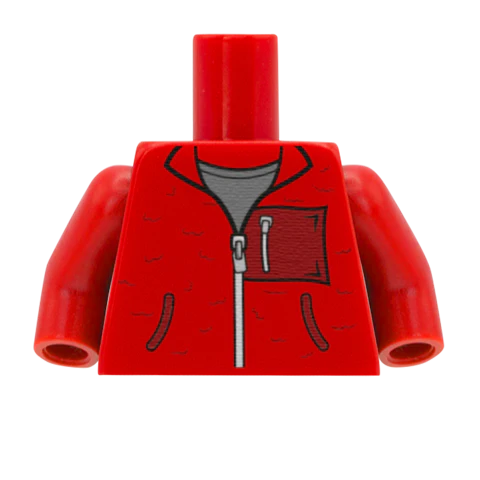 Fleece With Pocket - Custom Design Minifigure Torso - Image 17