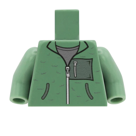 Fleece With Pocket - Custom Design Minifigure Torso - Image 18