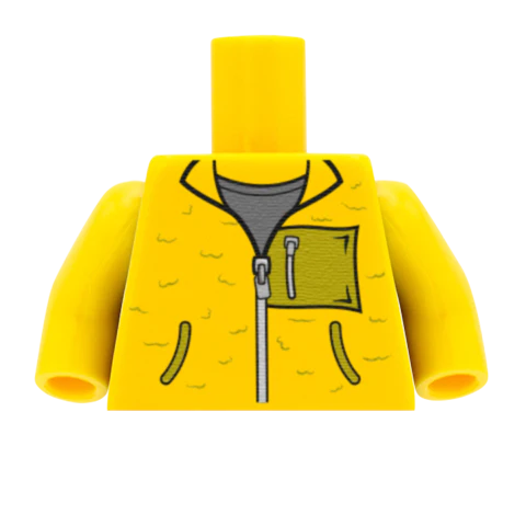 Fleece With Pocket - Custom Design Minifigure Torso - Image 20