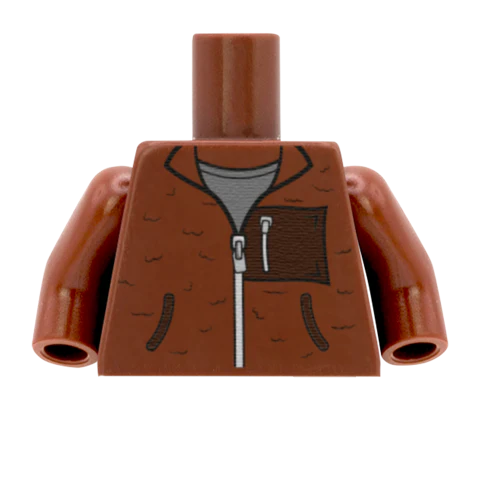 Fleece With Pocket - Custom Design Minifigure Torso - Image 5