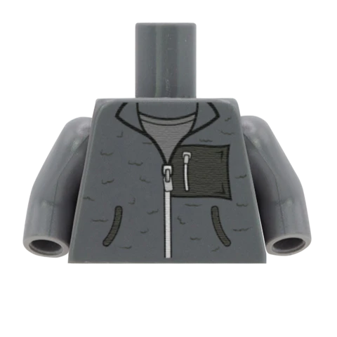 Fleece With Pocket - Custom Design Minifigure Torso - Image 6