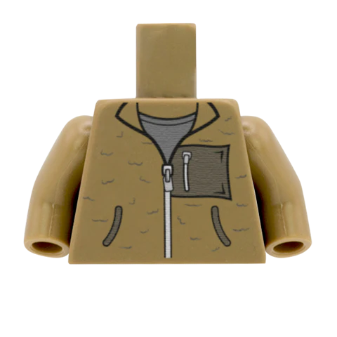 Fleece With Pocket - Custom Design Minifigure Torso - Image 8