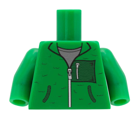 Fleece With Pocket - Custom Design Minifigure Torso - Image 9