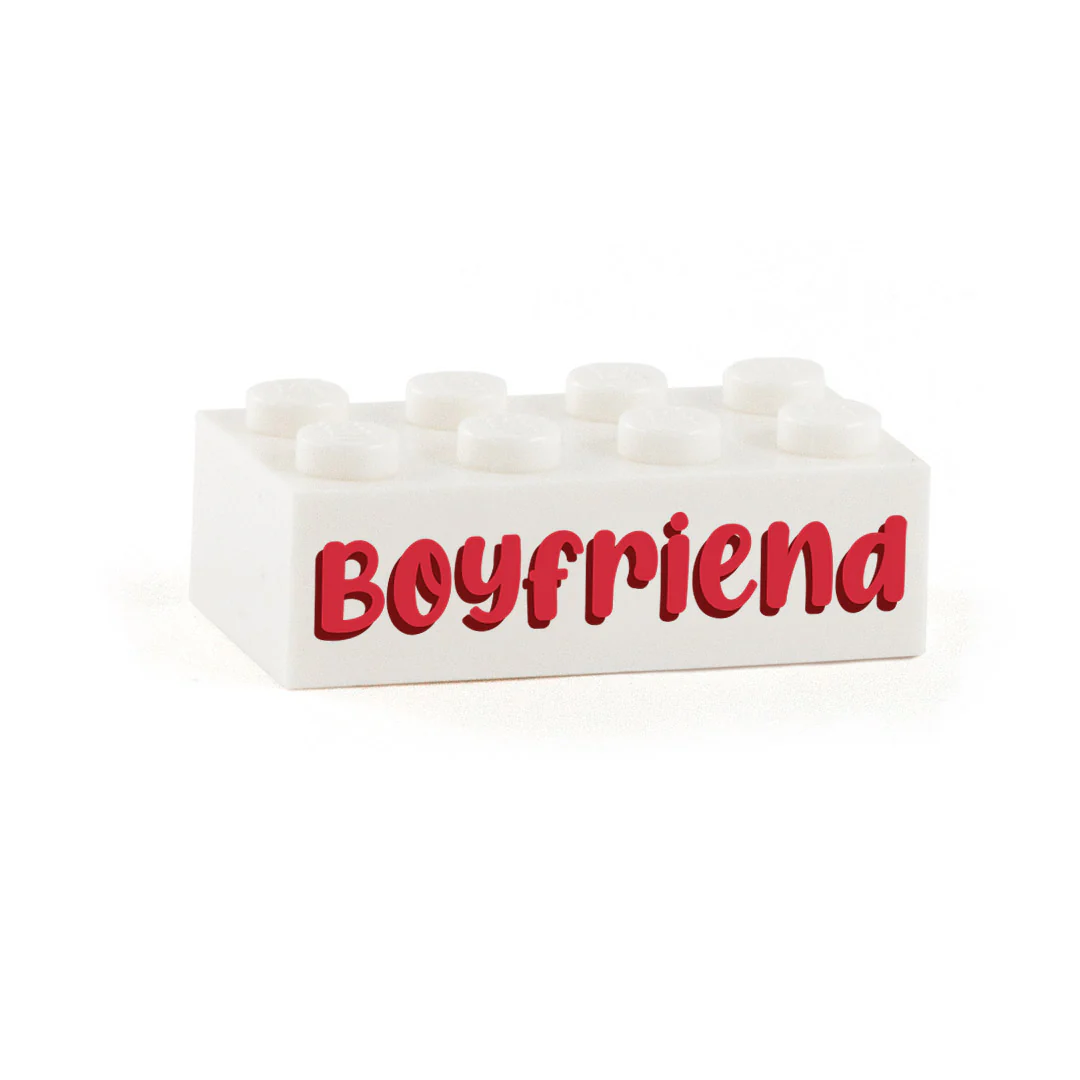 Fun Font Family Display Brick - Custom Printed 2 x 4 Brick - Image 10