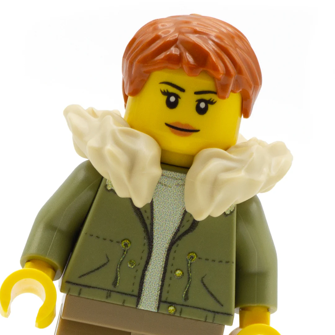 Furry Trim for Neck (various colours) - Minifigure Accessory (plastic toy) - Image 7