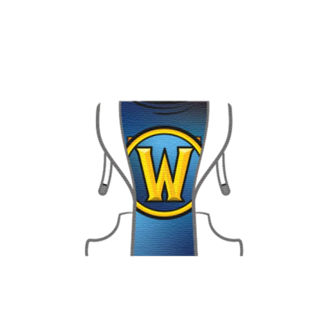 Gaming Tee Under Hoodie (Warcraft) - Custom Design Minifigure Torso - Image 32