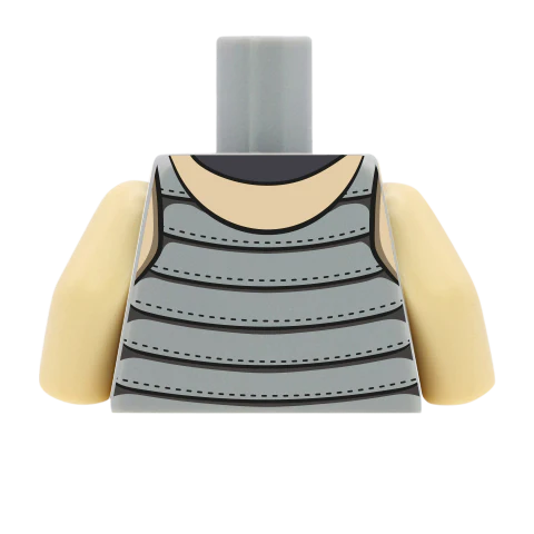 Gilet Over Hoodie - Custom Design Minifigure Torso - Image 4
