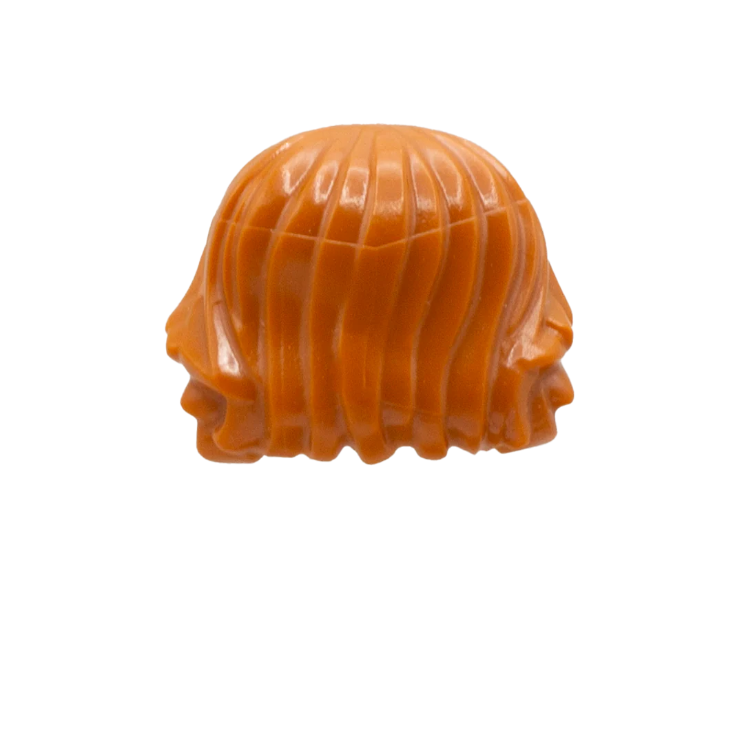 Ginger Short Shaggy with Parted Fringe - LEGO Minifigure Hair - Image 3