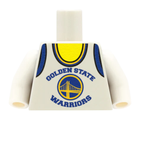 Golden State Warriors (West Conference) - Custom Design Minifigure Torso