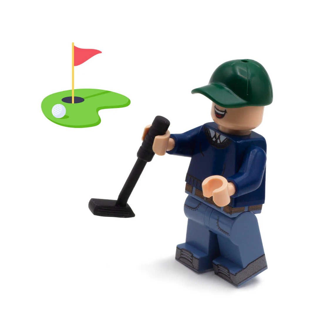 Putter Golf Club - 3D Printed Minifigure Accessory - Image 2