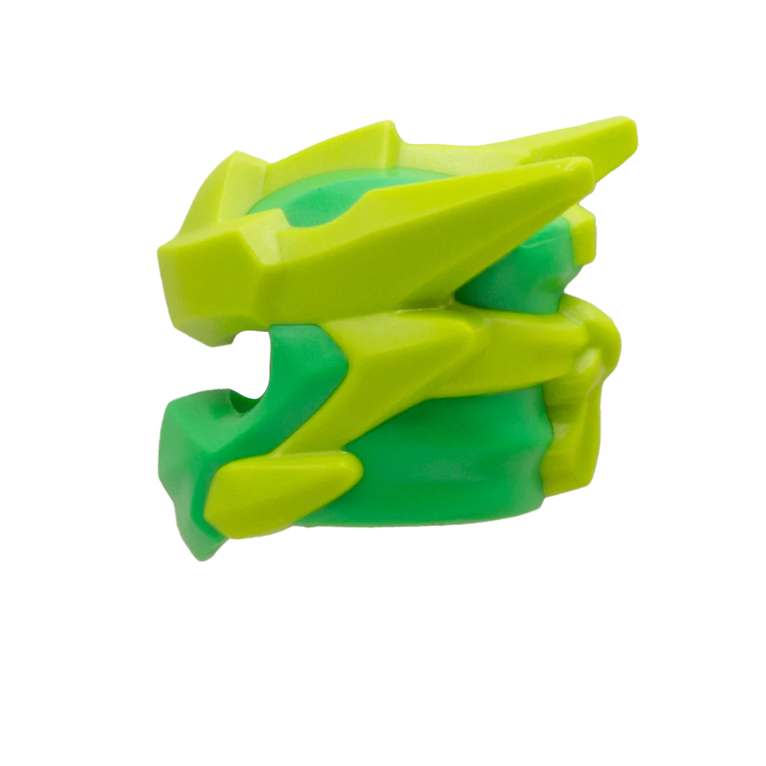 Green Headgear (Arc Dragon of Focus) - LEGO Ninjago Headgear - Image 3