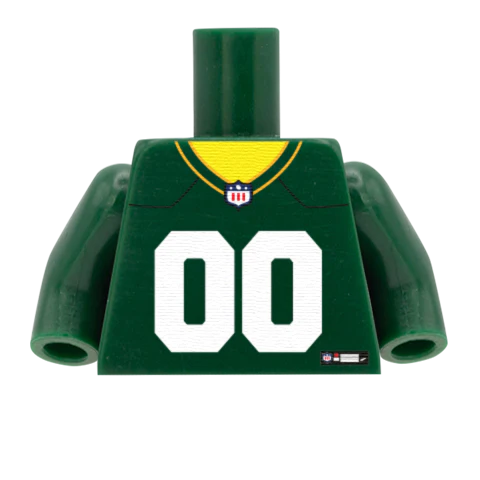 Green Bay Packers (NFC) - Custom Design Minifigure Torso