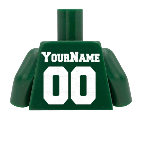 Green Bay Packers (NFC) - Custom Design Minifigure Torso - Image 7
