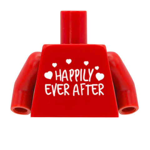 Happily Ever After - Custom Design Minifigure Torso