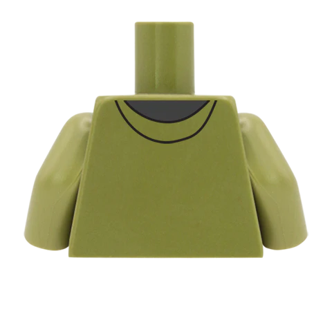 Hoodie with Dark Pocket - Custom Design Minifigure Torso - Image 46