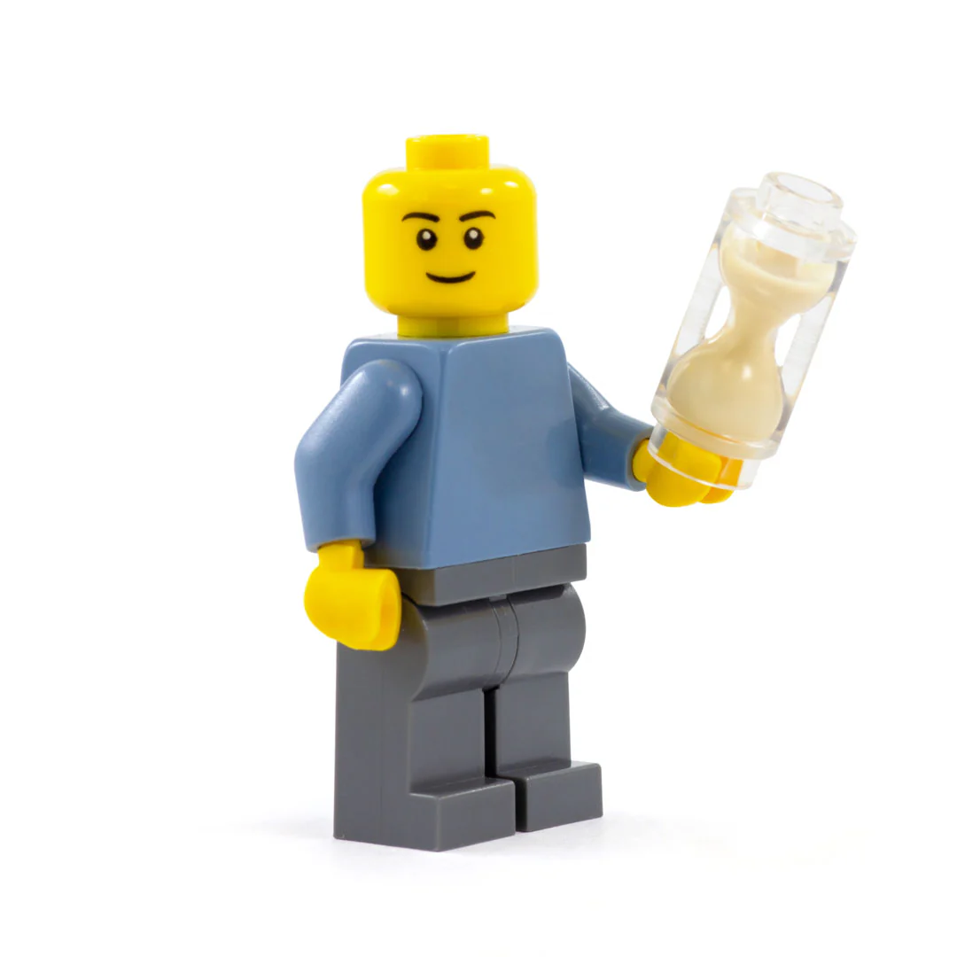 LEGO Hourglass / Sand Timer - Custom Design Minifigure Accessory (Plastic Toy) - Image 2