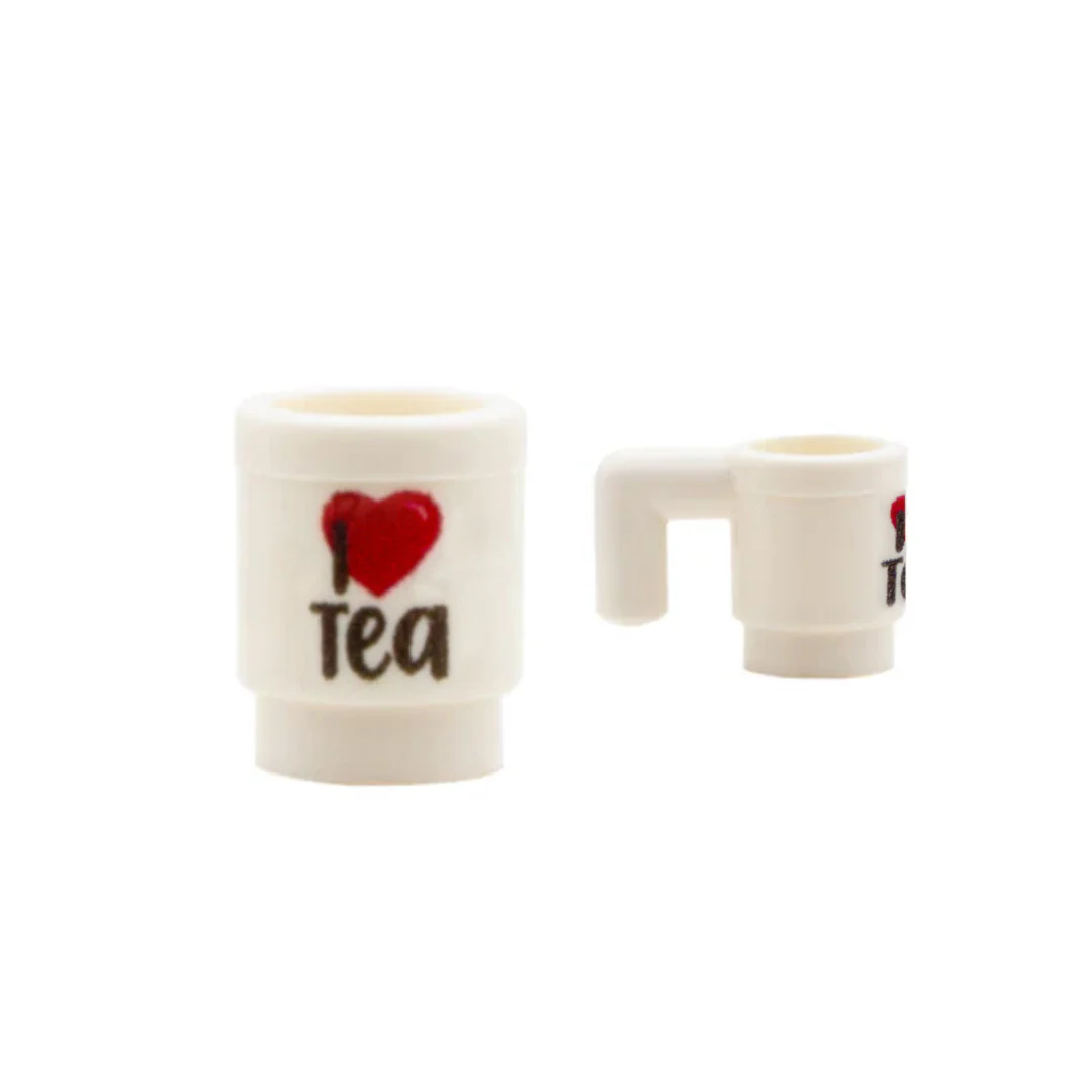 I Heart Tea Mug - Custom Designed LEGO Piece